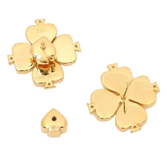 KATE SPADE • Legacy Logo Spade Earrings - Picture 2 of 5